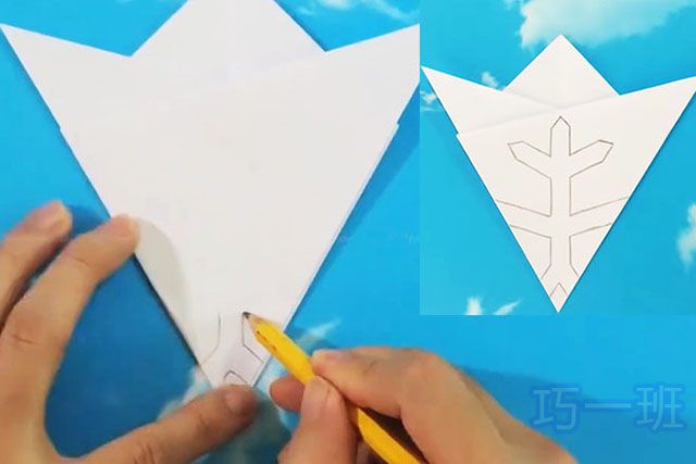 适合幼儿的剪纸雪花教程二：怎么剪纸多层六角雪花(图文教程)6