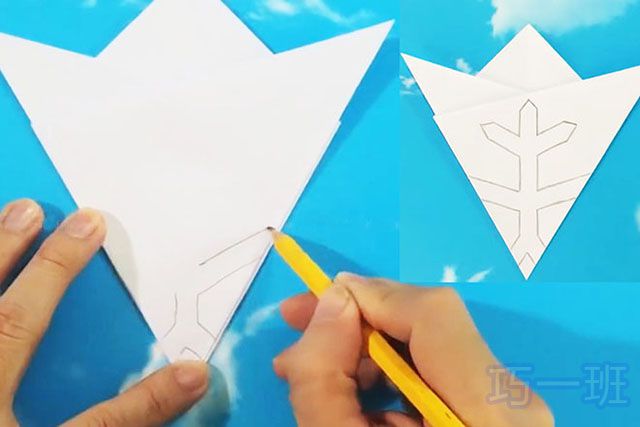 适合幼儿的剪纸雪花教程二：怎么剪纸多层六角雪花(图文教程)7