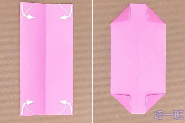 3-5岁小手工灯笼制作：怎么教幼儿简单折纸灯笼(图文教程)3