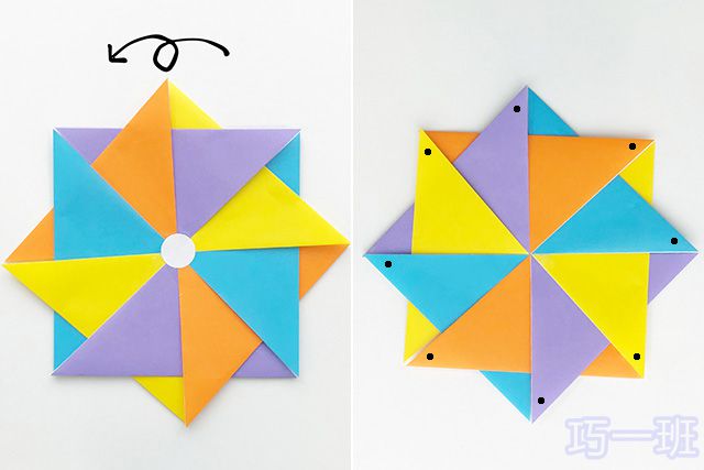 培养幼儿精细动作技能：手工制作漂亮的大风车(图文教程)5