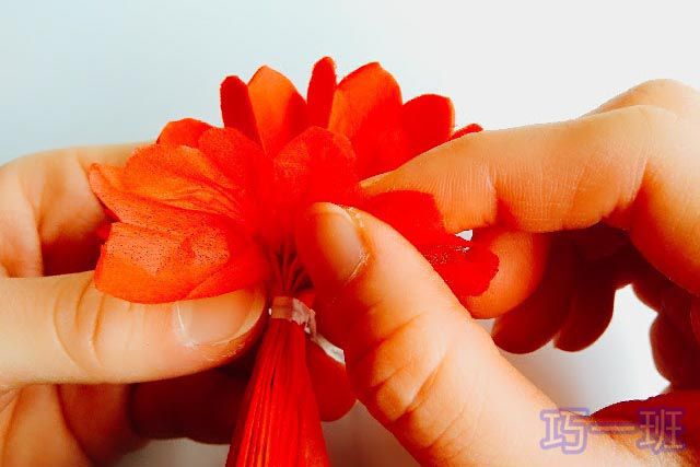 自制母亲节礼物：用花纸手工制作康乃馨吧！也非常适合包装装饰品(图文教程)9