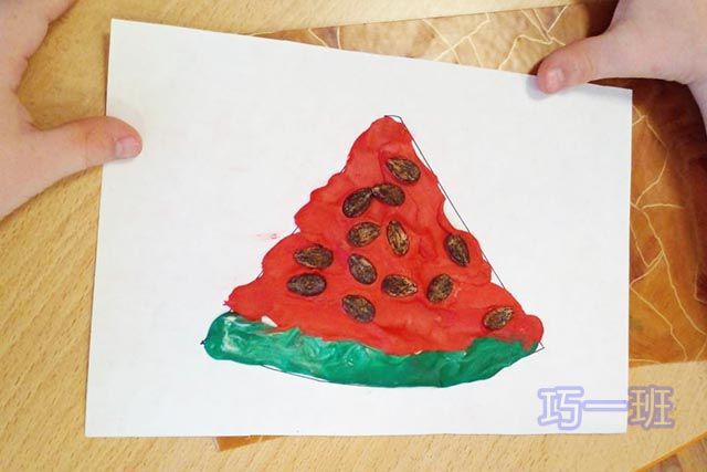 粘土制作简单好看的水果：幼儿手工制作西瓜的方法(图文教程)4